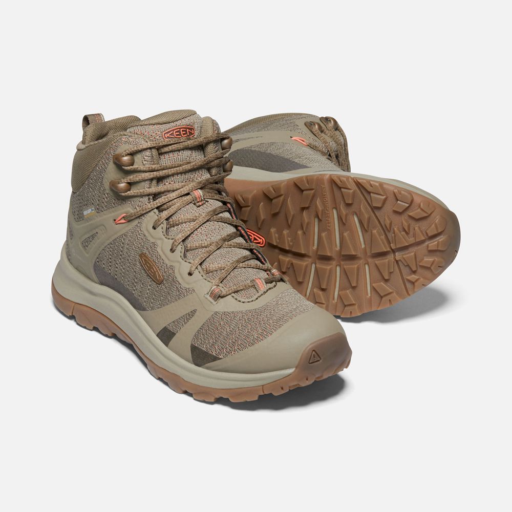 Keen Laarzen Dames Khaki - Terradora Ii Waterproof - 81065-DRHC